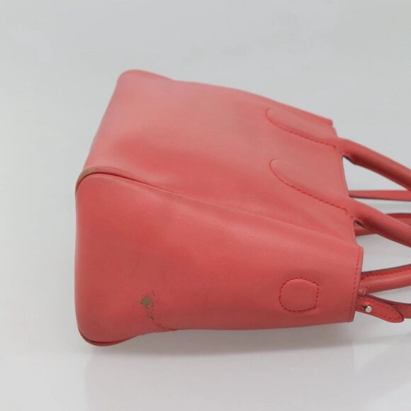 Salvatore Ferragamo Hand Bag Leather 2way Pink Silver Auth - Picture 3 of 16